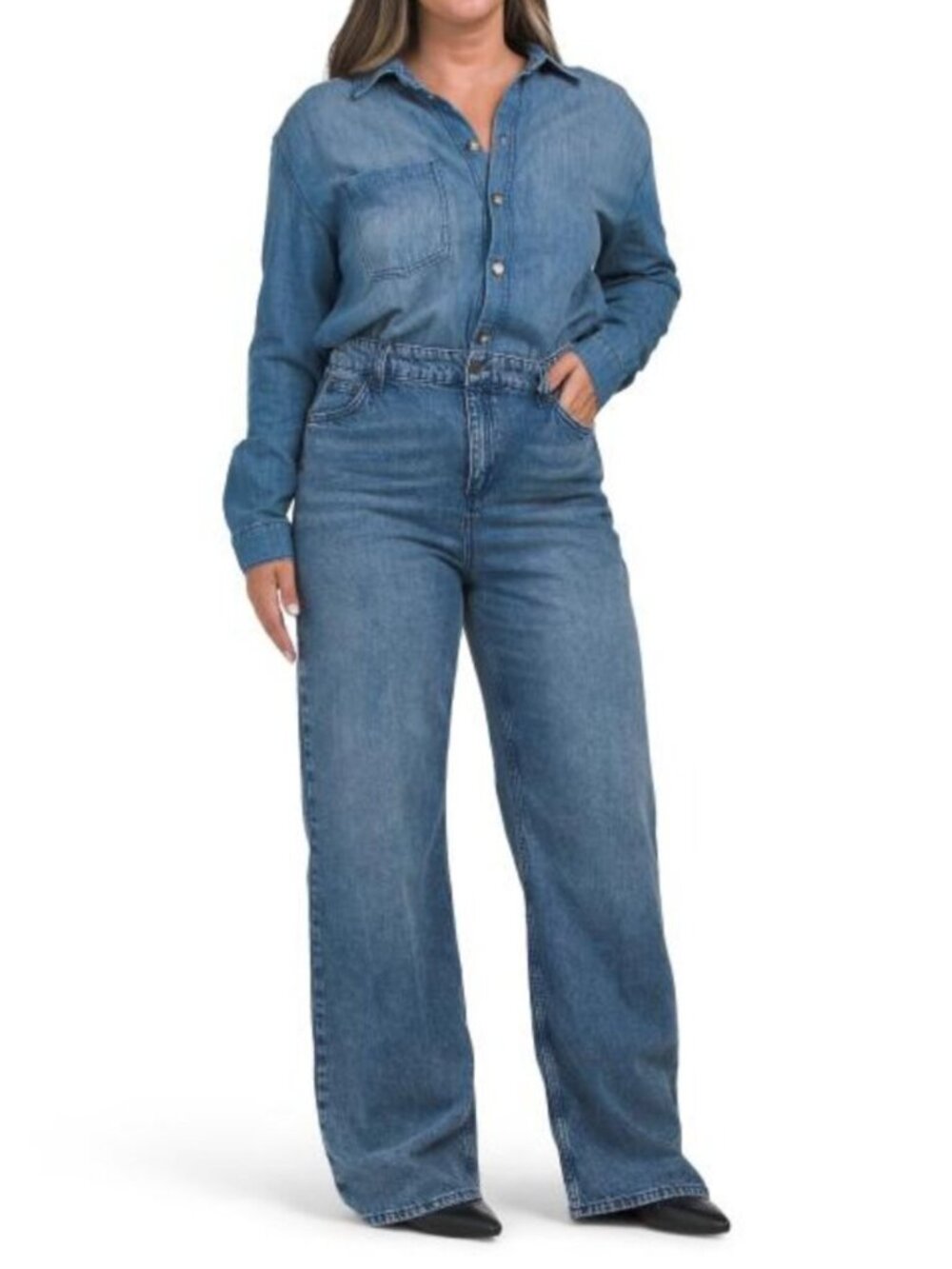 BA&SH Denim Jumpsuit